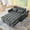 Medium grey, variant on Spaco 54 Inch Adjustable Backrest Sofa, Sofa Bed, Futon Sofa with Double Armrest and Pouch, Variable Bed, Pink