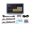 thumbnail image 3 of Lathe Dro 2 Axis Digital Readout Display System + 2pcs Linear Encoder Linears Scale Dimensions 200 300 400 500 600 700 800 900mm ,High Accuracy, 3 of 7