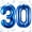 Blue, variant on 40 Inch Number 30 Balloons Jumbo 30 Foil Giant Number 30 Balloons for 30th Birthday Party Decorations and Rip to My 20s Anniversary Event