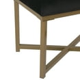 thumbnail image 5 of HomePop Metal Bench Velvet Seat, Multiple Colors, 5 of 8