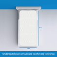 thumbnail image 3 of Ultra Soft 4-Layer Washable and Reusable Incontinence Bed Pad - Waterproof Bed Pads, 31"X72", 3 of 5