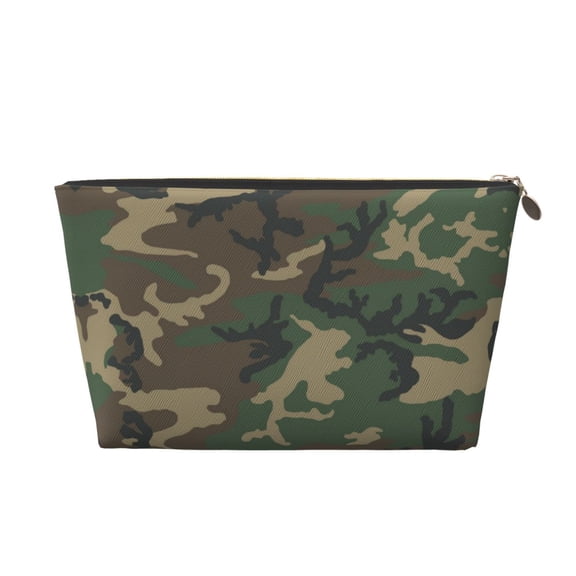 Camouflage Pattern Handbag Purse Tote Organizer Zipper Closure Cosmetic Pouch Bag For Travelling