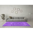 thumbnail image 3 of Ahgly Company Indoor Rectangle Abstract Purple Modern Area Rugs, 5' x 8', 3 of 4