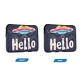 thumbnail image 7 of FORMRS 15"-15.6" Laptop Sleeve Protective Case Soft Carrying Quilted Computer Bag Cover, Colorful UFO, 7 of 7