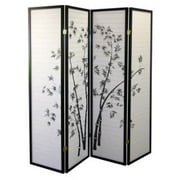 Ore Furniture  4-Panel Room Divider - Bamboo