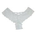 Aimik 4PC Lace Underwear Gstring Low Waist Panties Women Bikini Briefs