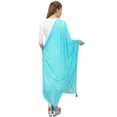 thumbnail image 3 of Phagun Foulard Tour de Cou en Mousseline à Franges d'Été Dupatta Femme Longue Étole Foulards-Vert, 3 of 5