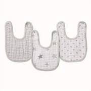 aden + anais Baby Essentials Snap Bib, 3 pack