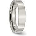 thumbnail image 5 of Chisel Stainless Steel Polished 5.2mm Flat Band - Ring Size 7.0, 5 of 8