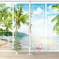 thumbnail image 3 of Idea4wall 4pcs Vies from French Window Peel and Stick Wallpaper Removable Wall Murals Large Wall Stickers for Home Decoration, 66"x24", 3 of 5