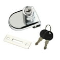 thumbnail image 2 of Abbracc 2X Vitrine Robuste Serrure de Porte en Verre 54x38mm B, 2 of 9