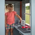 thumbnail image 5 of Backyard Discovery Beacon Heights Cedar Wooden Elevated Playhouse, Slide, Play Kitchen, 5 of 14