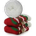 thumbnail image 2 of 1Pair/2Pairs/3Pairs Women Winter Thick Slipper Socks with Grippers Non Slip Warm Fuzzy Socks Christmas Gifts, 2 of 6