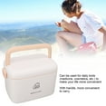 thumbnail image 3 of Medicine Box, Thickened PP First Aid Safe Medication Storage Box Container with Removable Tray & Portable Handle, Family Emergency Medicine Kit Case Organizer, 3 of 7
