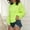 Green, variant on AOOCHASLIY Sweaters Fall Clearance Womens Winter Round Neck Long Half High Collar Sleeve Knitted Loose Sweater