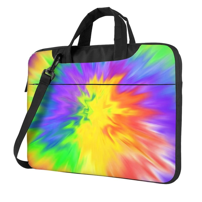 Colorful Tie Dye Laptop Bag Print For Macbook Air Pro Acer Dell 13