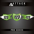 thumbnail image 2 of Attack Graphics Pro Series Number Plate Backgrounds for Kawasaki KLX140R 2023, 2 of 4