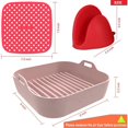 thumbnail image 4 of Juego de accesorios para freidora de aire, olla de silicona para freidora de aire, herramienta de cocina Afortunado Sencillez, 4 of 5