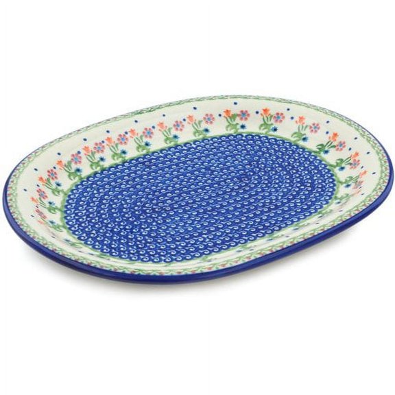 Polmedia Spring Flowers Platter