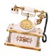 thumbnail image 4 of Caja de Música con Forma de Teléfono, Artículo de Colección, Decoración de Mesa con Forma de Teléfono, Adorno Nostálgico de Estilo Europeo, Hecho de P Blanco, 4 of 9