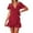 Red(Mommy), variant on Fesfesfes Parent-child Spring Dress Polka Dots Ruffles Straps Midi Dress Mother-daughter Suit Girls Dress