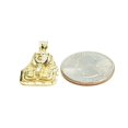 thumbnail image 3 of 10k yellow solid Gold Egyptian pharaoh king head Pendant fine gift jewelry 4.4g, 3 of 12
