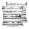 thumbnail image 7 of Boho Black Line Triangle Outdoor Pillow Covers Waterproof Throw Pillow Cover 20x20in Set of 2,Square Decorative Pillowcases Cushion Case for Patio Sofa Couch,Modern Aesthetic Art on White, 7 of 7