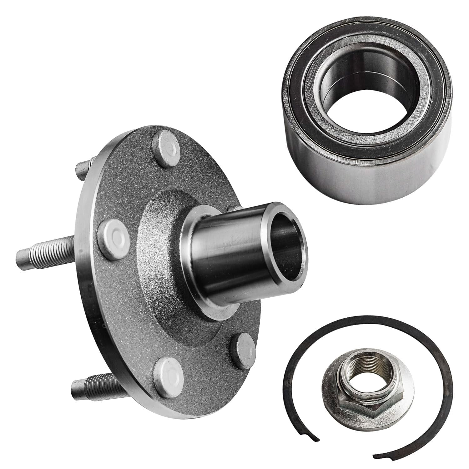Detroit Axle - 2 Front Wheel Bearing Hubs for 01-12 Ford Escape Mercury Mariner Mazda Tribute, Replacement 2001 2002 2003 2004 2005 2006 2007 2008 2009 2010 2011 2012 Wheel Bearing & Hubs Assembly