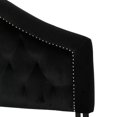 thumbnail image 6 of GDF Studio Maizyl Contemporary Tufted Full/Queen Headboard, Black Velvet, 6 of 8