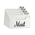 thumbnail image 2 of Mail Organizer Letter Sorter Envelope Holder Rustic Wood Design Large Capacity Home Office Desk Use, 2 of 9