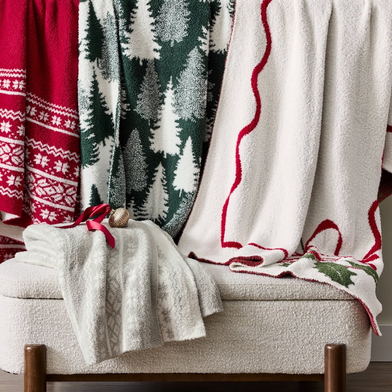 Better Homes & Gardens Cozy Knit Nordic Forest Throw photo 5
