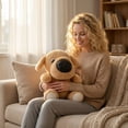 thumbnail image 4 of 6.3in Cute Big Head Dog Plush Toy, Soft Puppy Stuffed Animal Figure, Cuddly Doggy Companion Doll, Playful Pet Decorative Ornament, Gift for Any Occasion, 4 of 6