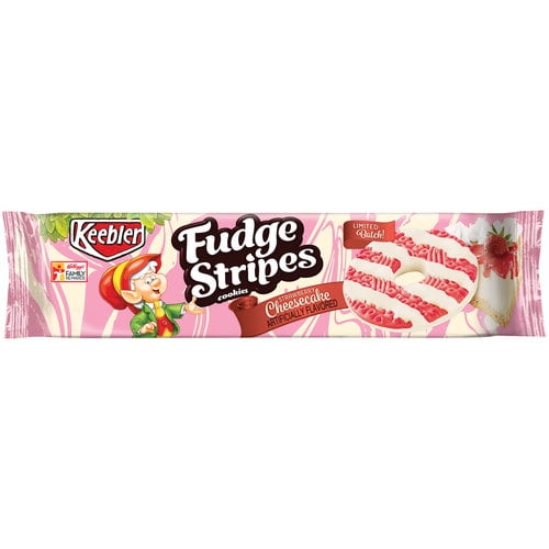 Keebler Fudge Stripes Strawberry Cheesecake Cookies 11.5 oz Walmart