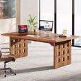 thumbnail image 3 of Tribesigns 70.8-Inch Large Executive Desk, Modern Simple Office Desk, Rectangle Compute Table Workstation for Home Office, 3 of 5