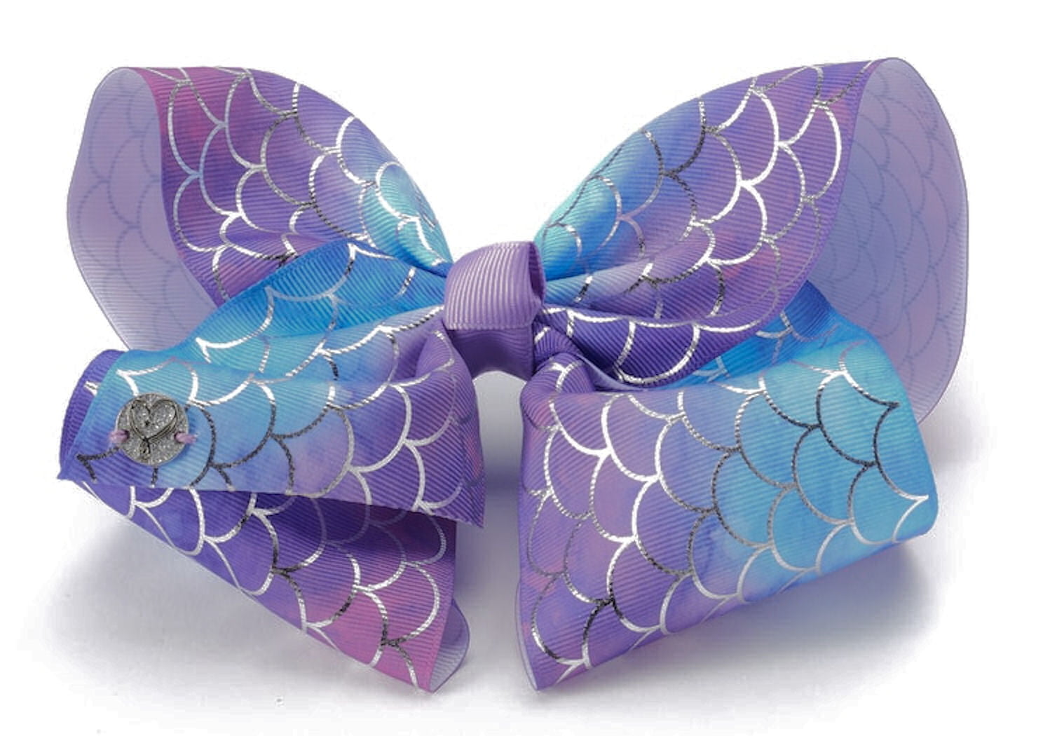Purple Mermaid Shimmer Hair Bow