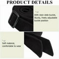 thumbnail image 6 of Overcoat Waist Belt Black Cloth Trendy Wide Bowknot Decorated Coat Cinch Tie Buckle Women Sash Ties Adjustable Replacement Band Long Belt, 6 of 9