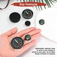 thumbnail image 6 of Uxcell 40mm Mini Compass [10PCS] - Pocket Oil Filled Small Compass for Hiking & Camping, 6 of 6
