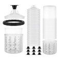 thumbnail image 1 of 25PCS Disposable Paint Sprayer Mixing Cup 20OZ (600ml) Kit, 1 of 5