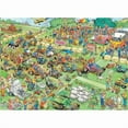 thumbnail image 2 of Jumbo Jan Van Haasteren Lawn Mower Race Jigsaw Puzzle (1000 Piece), 2 of 2