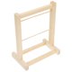 thumbnail image 2 of Wooden Doll Clothes Organizer Rack for Storage Made from Synthetic Material Light Brown 2layer, 2 of 4