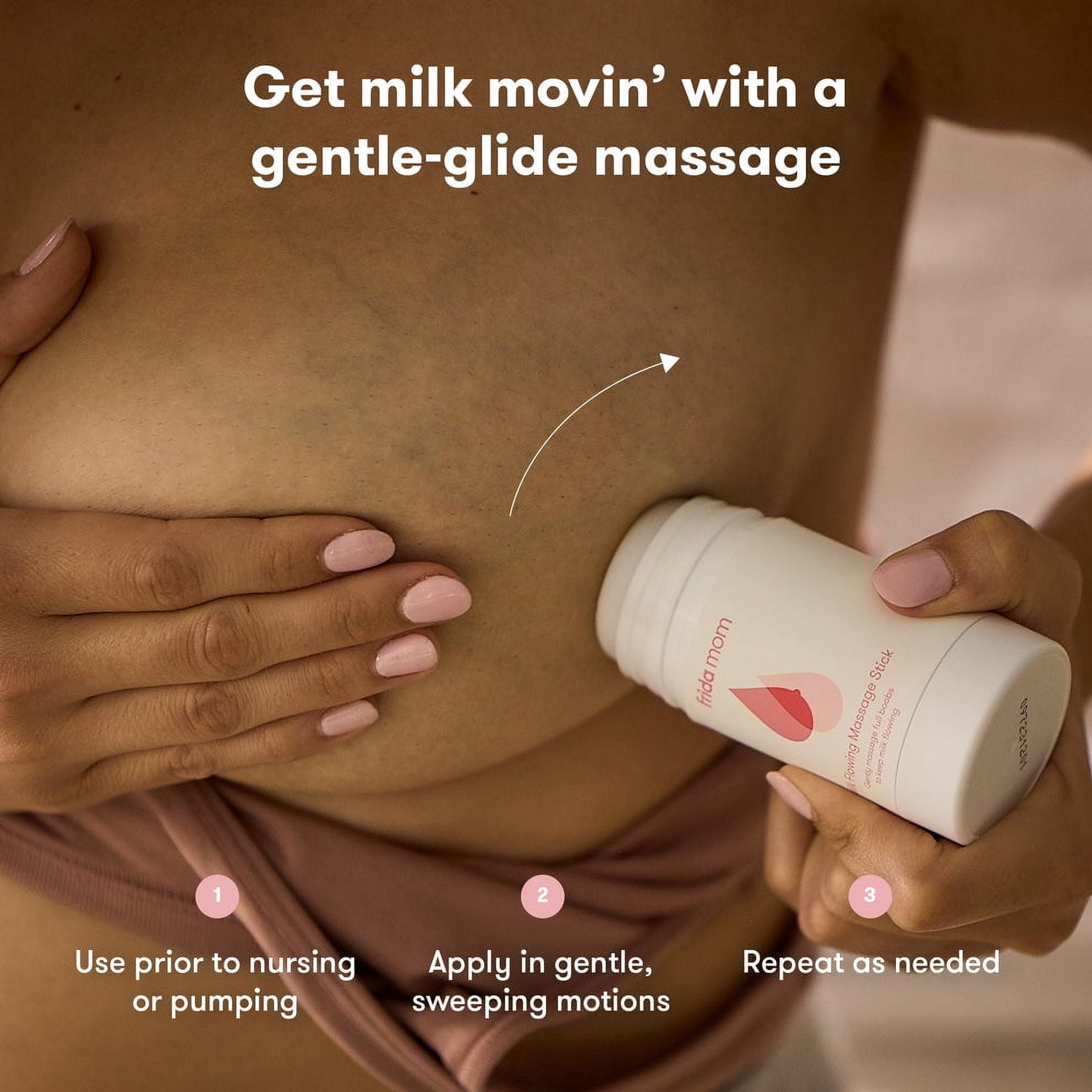 Frida Mom Milk Flowing Massage Stick for Breastfeeding and Nursing Moms, 2oz