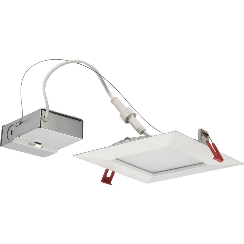 Lithonia Lighting WF6 Wafer Square 6 in. 3500K Wet Location Recessed