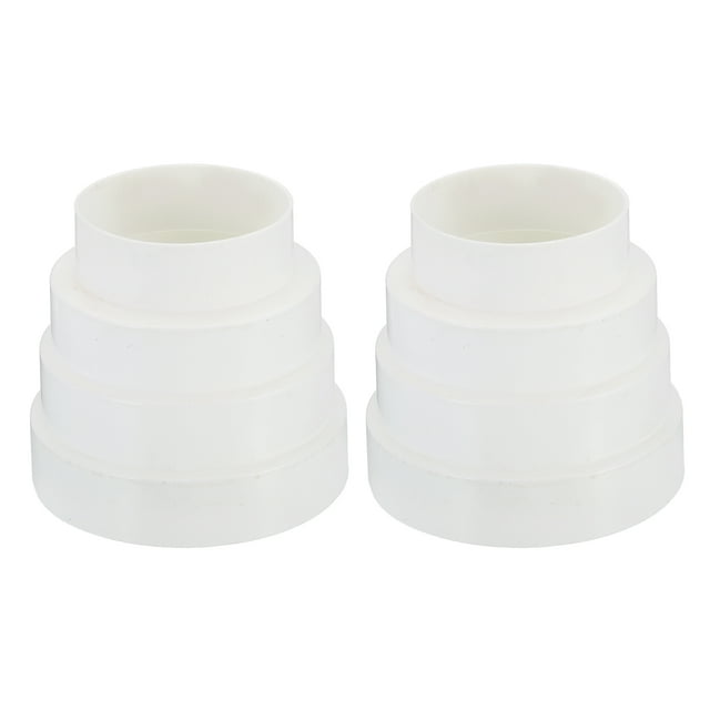 Unique Bargains 3.2' to 4.7' Duct Reducer, Duct Connector Ducting Inline Adapter Increaser 2 Pack