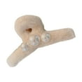 thumbnail image 2 of Wioihee Ladies' jewelry Large Pearl Claw Clips for Thick Hair for Wedding Nonslip Jaw Clips Hair Styling Gift and Accessories for Women and Girls, 2 of 6