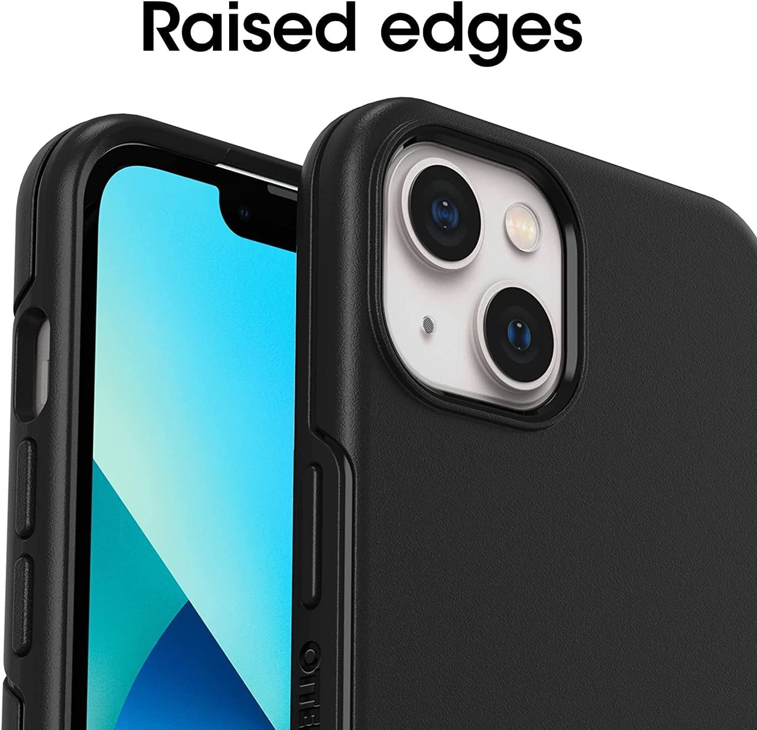 OtterBox Symmetry Slim Cell Phone Case for Apple iPhone 13, Black