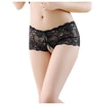 thumbnail image 2 of adviicd Womens Briefs Womens Hi-Cut Panties Pack, Moisture-Wicking High-Cut Brief Underwear Black One Size, 2 of 5