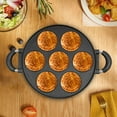 thumbnail image 3 of 7-Hole Cake Cooking Pan Nonstick Baking Cake Mould 7 Holes Takoyaki Maker, 3 of 15