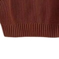 thumbnail image 4 of Lmnyox Sweaters for Kids Fashion Solid Color Long Sleeve Turtleneck Knitted Pullover Winter Loose Warm Tops, 4 of 9