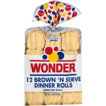 rolls serve brown wonder dinner walmart bread oz 12ct