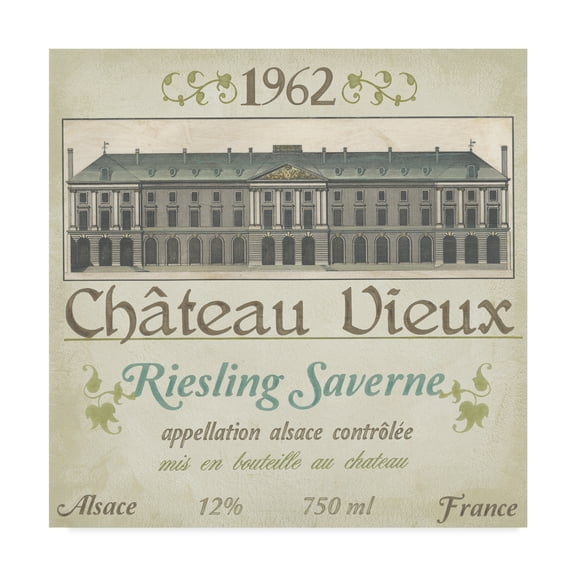 Trademark Fine Art 'Vintage Wine Labels VII' Canvas Art by June Erica Vess